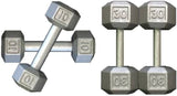 Cast Iron Hex Dumbbell (Residential Use Only)