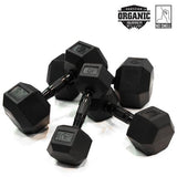 100lb Virgin Rubber Hex Dumbbell No Toxic Odor SDVR-100